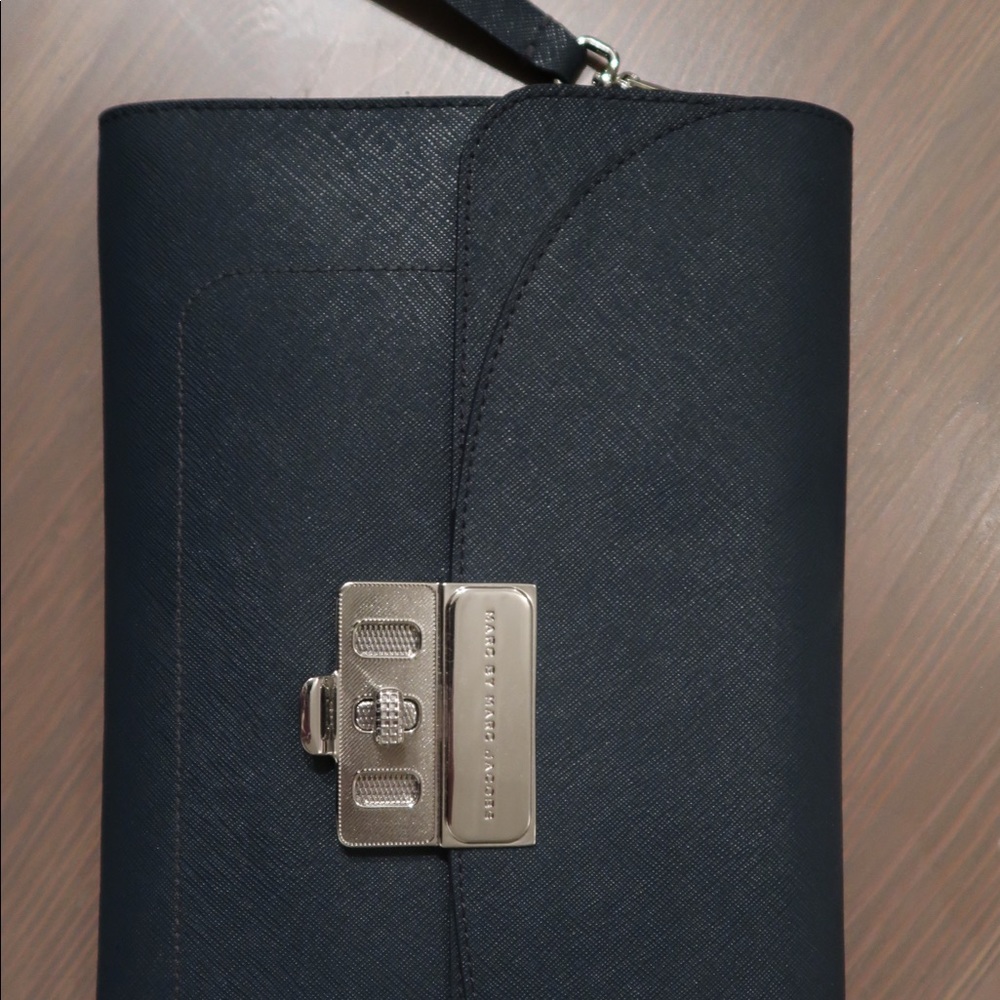 Marc Jacobs Navy Clutch